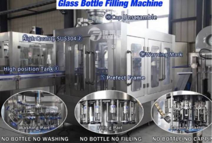 glass bottle filling machine 2-修改尺寸