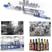 Hot Sale Automatic Glass Bottle Beer Processing Complete Line With Good Quality 