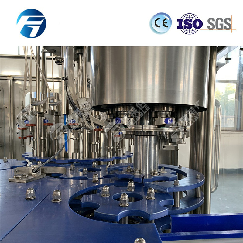 Factory Made 6000BPH Glass Bottle Washing Filling Capping Production Line For Carbonated beverages/ wine