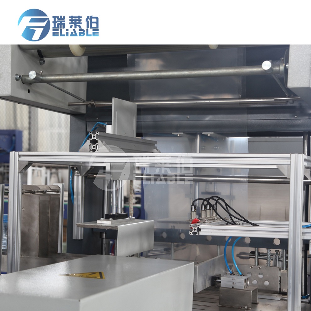 Factory Price Bottle Film Wrapping Packaging Machine / Automatic Plastic Bottle Shrink Film Wrapping Machine