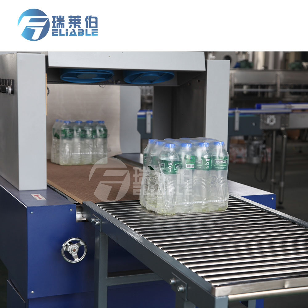 Factory Price Bottle Film Wrapping Packaging Machine / Automatic Plastic Bottle Shrink Film Wrapping Machine